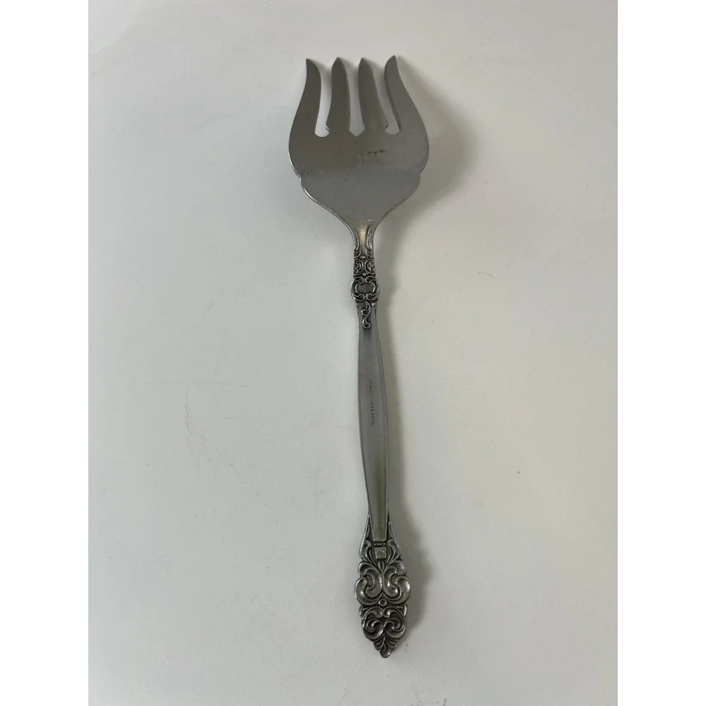 Oneida Stainless‎ steel satin serving fork Vinland Flatware